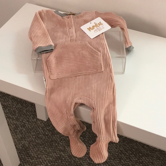 maniere child Other - Baby corduroy footies